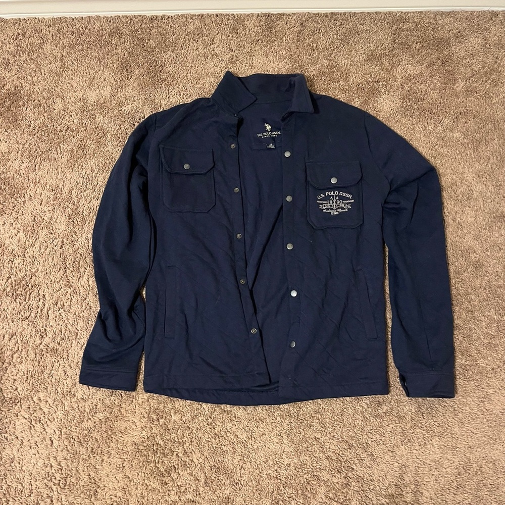 Navy Polo Ralph Lauren button-up jacket